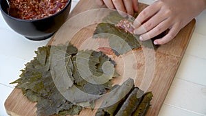 Yaprak sarma, Turkish traditional food