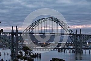 Yaquina Bay Bridge at Sunrise photo