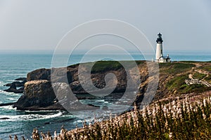 Yaquina Lighthouse on the Pacific Coast