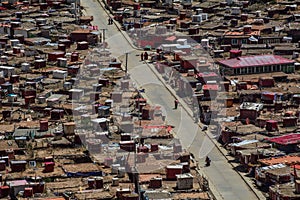 Yarchen Gar Monastery in Garze Tibetan