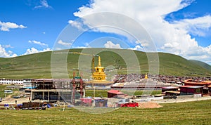 Yarchen Gar Monastery in Garze Tibetan