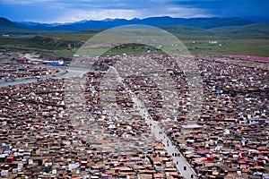 Yarchen Gar Monastery in Garze Tibetan