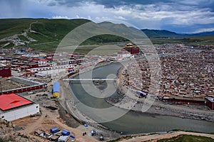 Yarchen Gar Monastery in Garze Tibetan