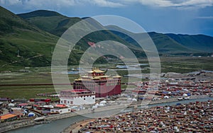 Yarchen Gar Monastery in Garze Tibetan