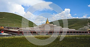 Yarchen Gar Monastery in Garze Tibetan