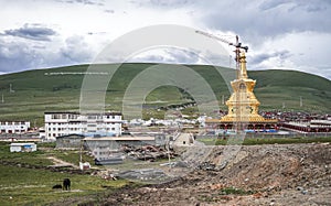 Yarchen Gar Monastery in Garze Tibetan, China