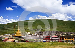 Yarchen Gar Monastery in Sichuan, China