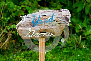 Yard Games Wedding Sign