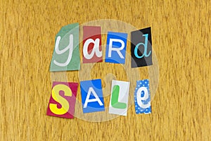 Yard garage sale discount junk bargain price merchandise