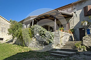 A Yard in Hum, Croatia.