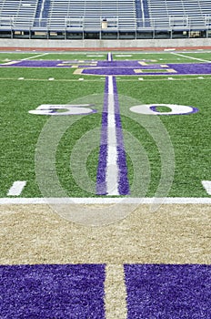 50 Yard Line on a Football field