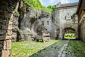 The yard of the old fortress