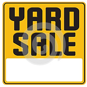 Yard sale sign graphic art poster photo