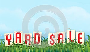 Yard Sale Sign Graphic