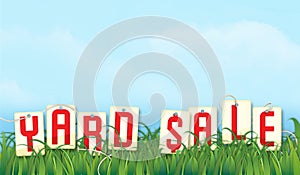 Yard Sale Sign Graphic photo