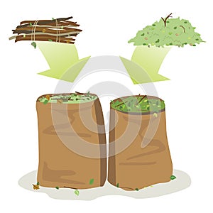 Yard waste bags recycled
