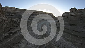 Yardang landform area in China