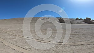 Yardang landform landscape