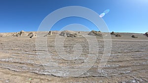 Yardang landform landscape