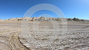 Yardang landform landscape