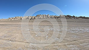 Yardang landform landscape