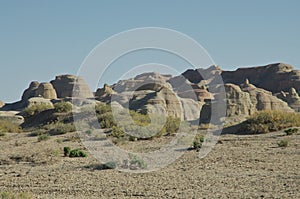 Yardangs in the Karamay photo