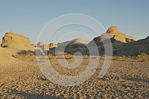 Yardangs in the Karamay