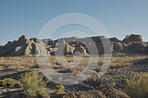 Yardangs in the Karamay