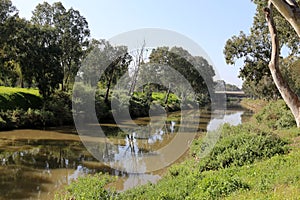 Yarkon River and Park in Tel Aviv