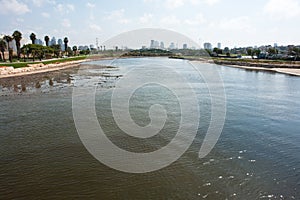 The Yarkon River Tel-Aviv Israel