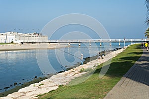 Yarkon river in Tel Aviv