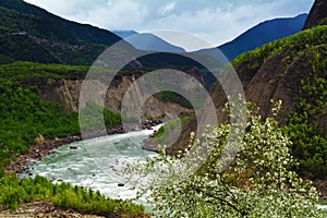 the Yarlung Zangbo River turn