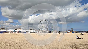 Yarmouth Eye, Beach and Sea, Great Yarmouth, Norfolk, England, UK