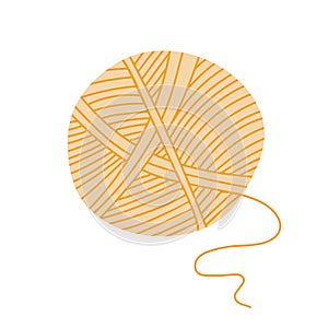 Yarn ball for knitting. Tools for knitwork, handicraft, crocheting, hand-knitting