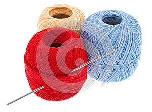 Yarn with needle