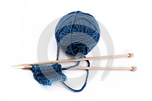Yarn with stitch