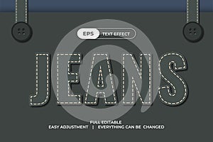 Yarn Style Vector Text Effect Editable