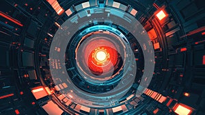 yarn warping machine core