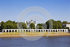 Yaroslav's Court in Veliky Novgorod, Russia