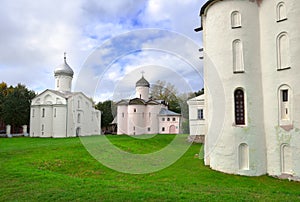 Yaroslav`s Courtyard of Veliky Novgorod