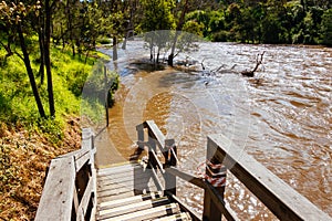 Yarra River Flooding in Warrandyte Australia