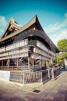 Yasaka Jinja in Kyoto in Japan