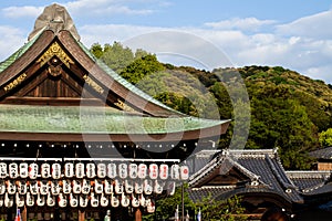 Yasaka Jinja in Kyoto in Japan