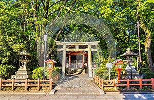 Yasaka Jinja shrine in Kyoto, Japan photo