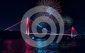 Yavuz Sultan Selim Bridge in Istanbul, Turkey