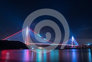 Yavuz Sultan Selim Bridge in Istanbul, Turkey