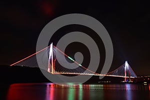 Yavuz Sultan Selim Bridge in Istanbul, Turkey