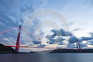 Yavuz Sultan Selim Bridge in Istanbul, Turkey