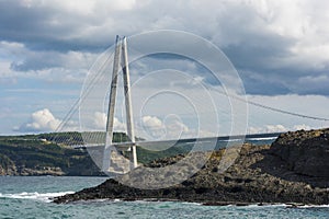 Yavuz Sultan Selim Bridge in Istanbul, Turkey