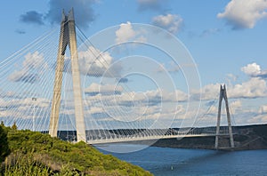 Yavuz Sultan Selim Bridge in Istanbul, Turkey